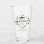 BEST MAN - Gepersonaliseerde Groomsman Gifts PINT  Glas (Voorkant)
