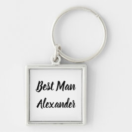 Best Man Gift Custom Name Gifts Wedding Sleutelhan Sleutelhanger