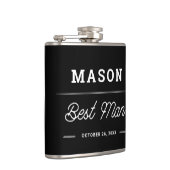Best Man Gift Personalized Flask Heupfles (Rechts)
