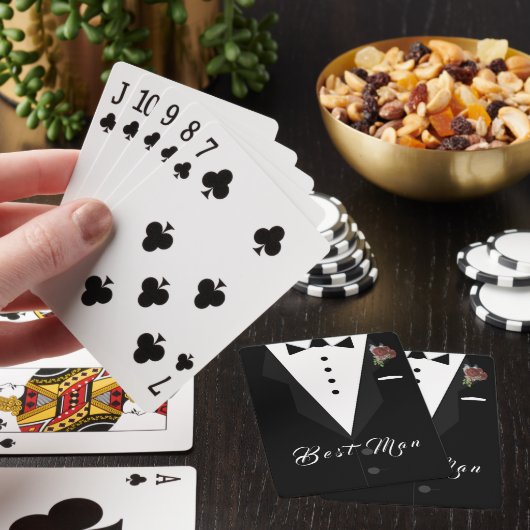 Best Man/Groomsman Classic Plays Cards Gift Pokerkaarten (Insitu)