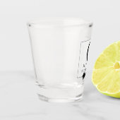 Best Man Groomsman Monogrammed Bow Stropdas Dank j Shot Glas (Links)