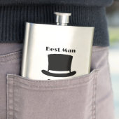 Best Man Groomsman's Flacon (Voorbeeld)