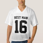 Best Man Jersey<br><div class="desc">Deze trouwtruien zijn de perfecte aanvulling voor elke sportfan en hun groomsmen.</div>