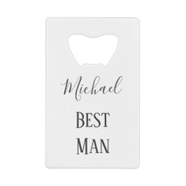 Best Man Keepomwille Creditkaart Flessenopener