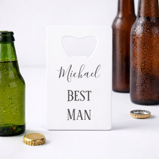 Best Man Keepomwille Creditkaart Flessenopener