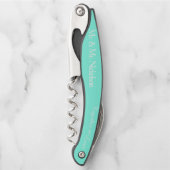 Best Man Light Turquoise Wedding Kurkentrekkers (Voorkant)