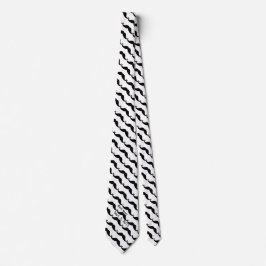 Best Man Mustache Necktie Stropdas