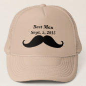 Best Man Mustache Truckers Pet (Voorkant)