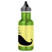 Best Man Mustache Water Bottle Waterfles (Rechts)