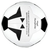 Best Man of Groomsman Voetbal Invite (Gedraaid)