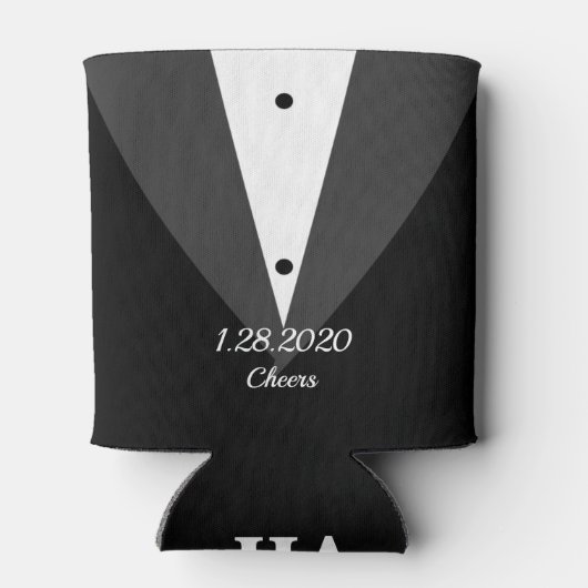 Best Man or Groomsman Invitation Koelbox Blikjeskoeler (Achterkant)