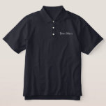 Best Man Polo Shirt<br><div class="desc">Best Man Polo Shirt is te zien in Navy met witte geborduurde tekst. Pas dit object aan of koop het op de aangegeven manier.</div>
