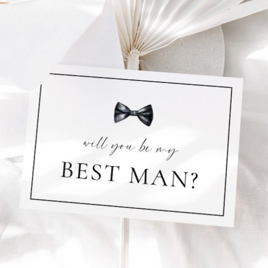 Best Man Proposal Kaart