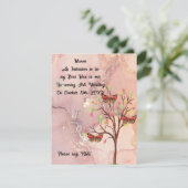 Best Man Request Fall Wedding Kaart (Staand voorkant)