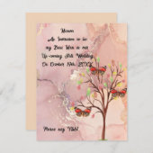 Best Man Request Fall Wedding Kaart (Voorkant / Achterkant)