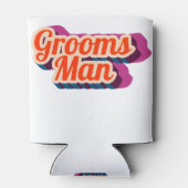 Best Man | Script Style Custom Wedding Blikjeskoeler (Achterkant)