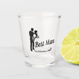 Best Man Shot Glass Glas