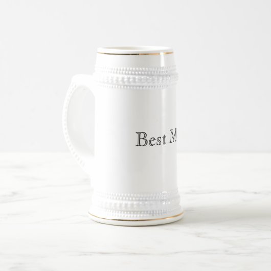 Best Man Stein Bierpul (Voorkant links)