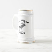 Best Man Stein Moose Bierpul (Voorkant links)