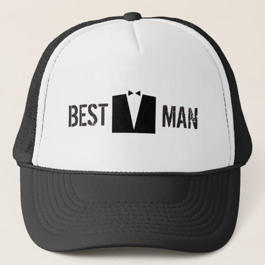 Best Man Suit Trucker Pet (Voorkant)