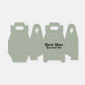 "Best Man" Survival Kit Box Bedankdoosjes (Uitgevouwen)