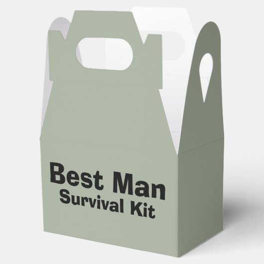 "Best Man" Survival Kit Box Bedankdoosjes (Geopend)