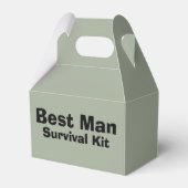 "Best Man" Survival Kit Box Bedankdoosjes (Voorkant Zijde)