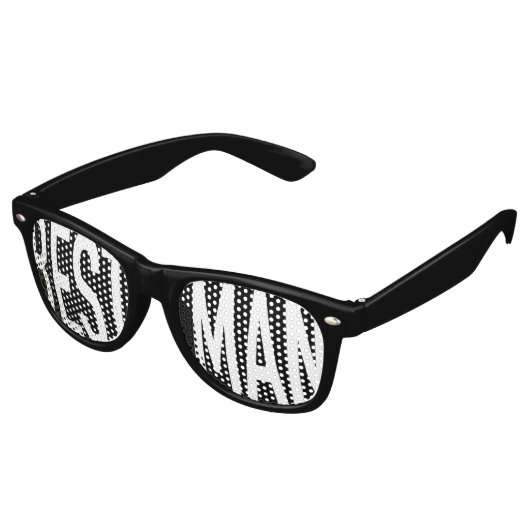Best Man Swag Party Shades Retro Zonnebril (Gekanteld)