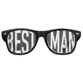 Best Man Swag Party Shades Retro Zonnebril (Voorkant)