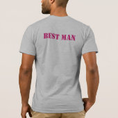 BEST MAN T-shirts KIES UW KLEUR! (Achterkant)