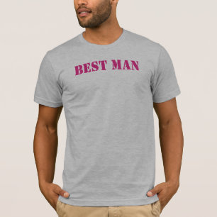 BEST MAN T-shirts KIES UW KLEUR!