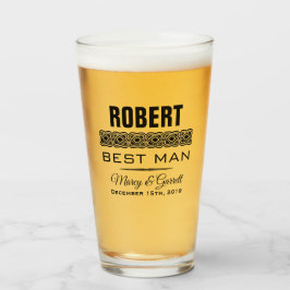BEST MAN TROUWFEEST TUMBLER GLAS
