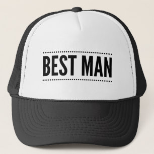 Best Man Trucker Hat Pet