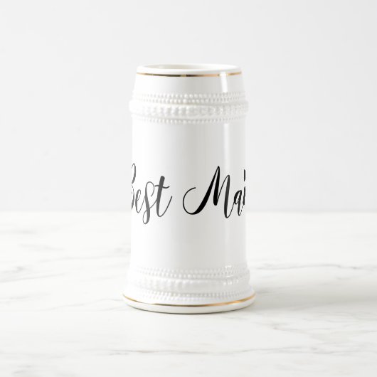 Best Man Wedding Bachelor-Party-Black Stropdas Bierpul (Center)