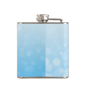 Best Man Wedding Blue Starfish Flask Heupfles (Achterkant)