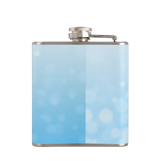 Best Man Wedding Blue Starfish Flask Heupfles (Achterkant)