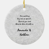 Best Man Wedding Favor Custom Name Tux Keramisch Ornament (Achterkant)