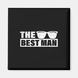 Best Man Wedding Groomsmen Funny Bridal Bachelor P Magneet