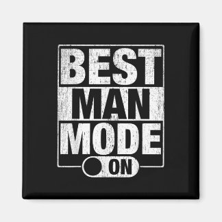 Best Man Wedding Groomsmen Funny Bridal Bachelor P Magneet