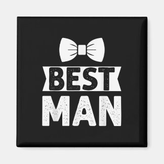 Best Man Wedding Groomsmen Funny Bridal Bachelor P Magneet