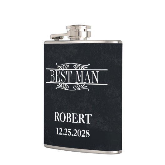 Best Man Wedding Heupfles (Links)