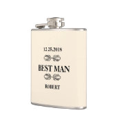 Best Man Wedding Heupfles (Links)