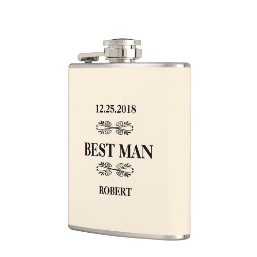 Best Man Wedding Heupfles (Links)