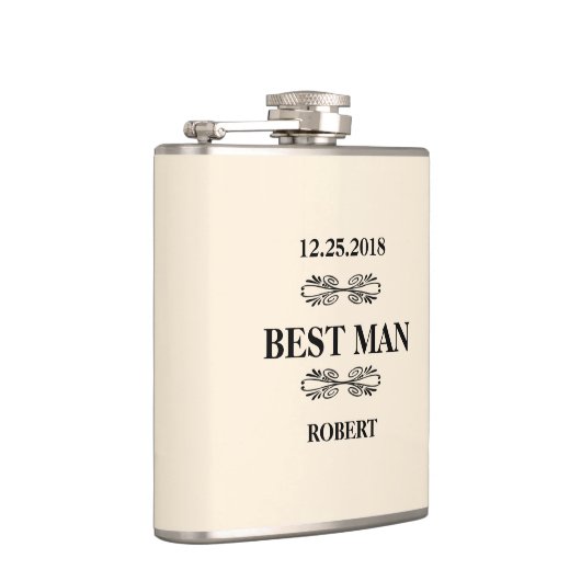 Best Man Wedding Heupfles (Rechts)