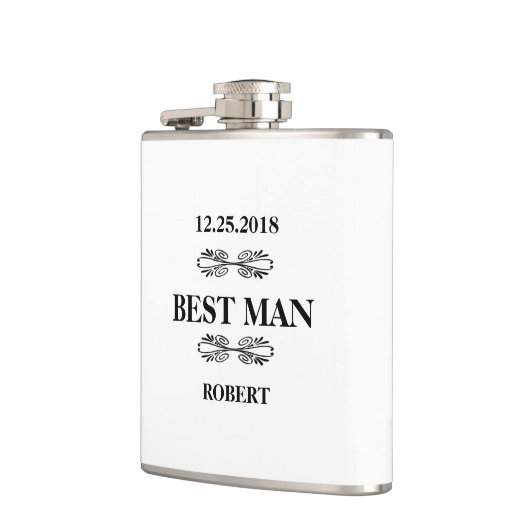 Best Man Wedding Heupfles (Links)