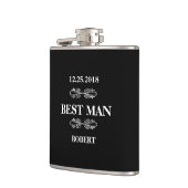Best Man Wedding Heupfles (Links)