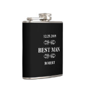 Best Man Wedding Heupfles (Rechts)