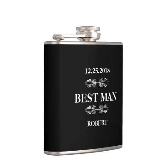 Best Man Wedding Heupfles (Rechts)