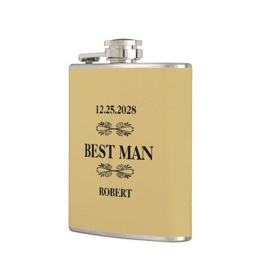 Best Man Wedding Heupfles (Links)