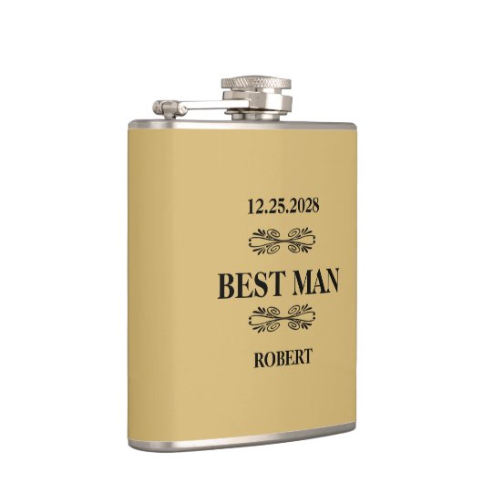 Best Man Wedding Heupfles (Rechts)